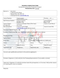 Spring Wildland Academy Nomination Form (2026)