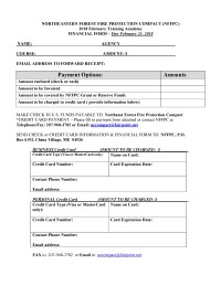Winter Academy Financial Form 2018