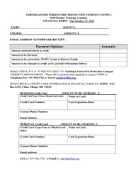 Fall Academy Financial Form 2018
