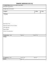 Download ICS-213 General Message.pdf (application/pdf, 27.64 KB) ICS-213 General Message