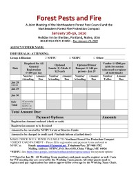 Winter Meeting Registration Form 2020