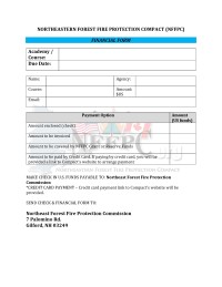 Training Financial Form (2022)