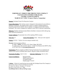 M-410 Facilitative Instructor Course Announcement 2016