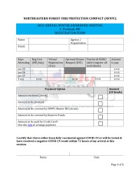 Winter Meeting Registration Form 2022