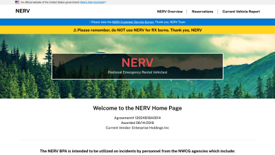 National Emergency Rental Vehicles (NERV)