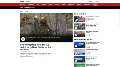 How firefighters from the U.S. ended up in Nova Scotia for the wildfires
