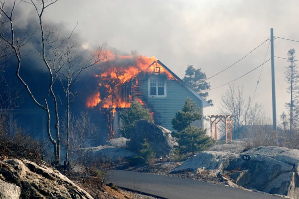 WUI Fire in Nova Scotia